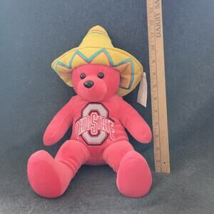 OSU Ohio State Buckeyes Tostitos Fiesta Bowl 2003 Championship Team Beans Bear